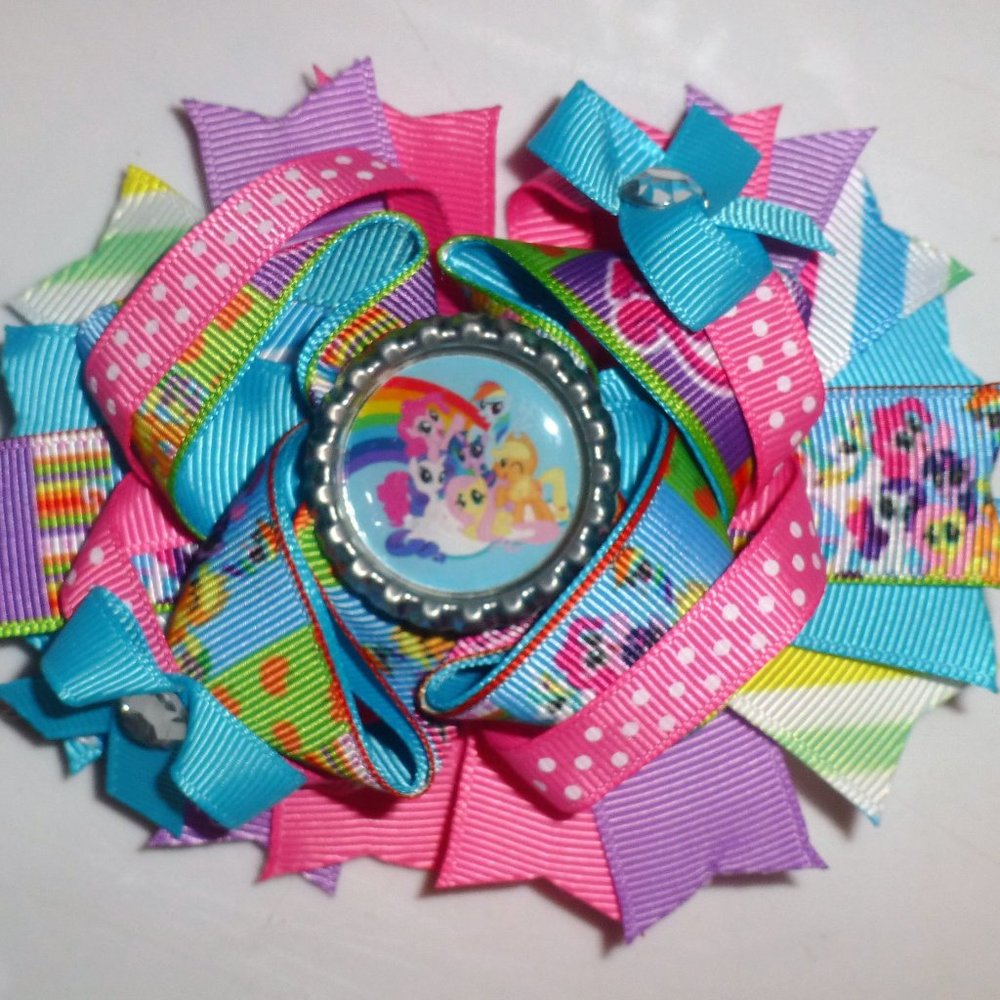 My Little Pony Girls 5-Inch Hair Bow Clip